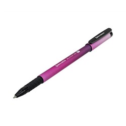 Ручка шариковая BRAUBERG SOFT TOUCH GRIP "GRADE NEON", СИНЯЯ, мягк.покрытие, ассорти,0,7мм,143710