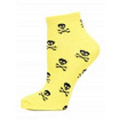 Носки женские х\б, Alla buone, CD029(черепушки) оптом
