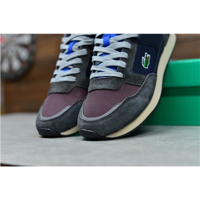 lacoste partner piste из натуральной замши и текстиля