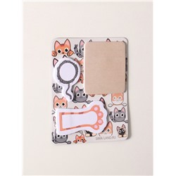 Магнит на холодильник с блоком для записей и стикерами «Котики», 10×12 см
