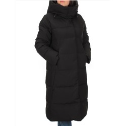 L-71 BLACK Пальто зимнее женское Flance Rose (200 гр. холлофайбер)