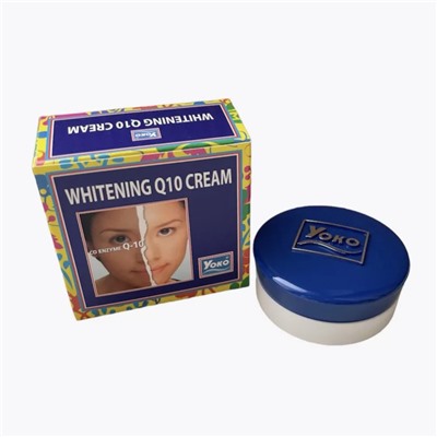 Концентрированный отбеливающий крем для лица с коэнзимом Q10 YOKO, 4 гр.