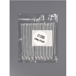 Пипетка стеклянная, 9×0.7 см, фасовка - 10 шт., прозрачная