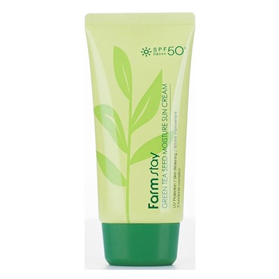 Солнцезащитный крем с зеленым чаем FarmStay Green Tea Seed Sun Cream SPF50 70 g