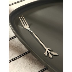 Вилка десертная Magistro «Вудс», длина 12 см, нержавеющая сталь, серебристая