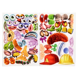 Книга с наклейками, сделай своего чудика «Ку-Ку-Ша»