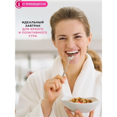Сухой завтрак Хрустлайт Клубника со сливками / 100 г / Сибирская клетчатка