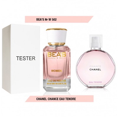 Tester Beas W502 C Chance Eau Tendre Women edp 25 ml, Парфюм женский Beas W502 создан по мотивам аромата C Chance Eau Tendre