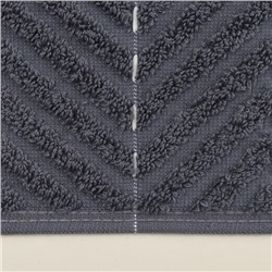 Коврик махровый SL HOME: Lines "Гри Сандре" 50х70 см, 100% хлопок, 750 г/м2