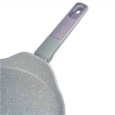 СКОВОРОДА БЛИННАЯ С АНТИПРИГАРНЫМ ПОКРЫТИЕМ PFLUON MARBLE, 24*4,3 СМ