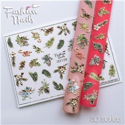 Fashion Nails, Слайдер-дизайн 3D/139