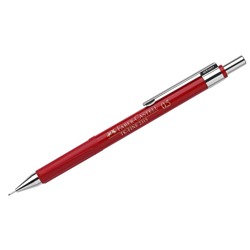 Карандаш механический Faber-Castell "TK-Fine 2315", HB, 0,5мм, с ластиком, красный корпус