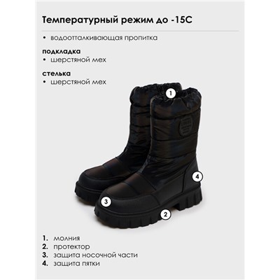 Сапоги зимние для девочки