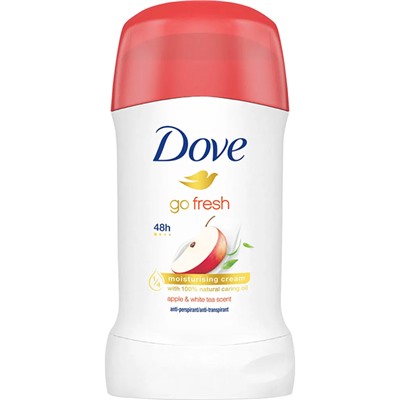 Дезодорант-антиперспирант Стик DOVE Go Fresh APPLE ( яблоко и белыйый чай ) 40 мл
