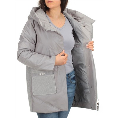 2348 GRAY Куртка демисезонная женская (тинсулейт)