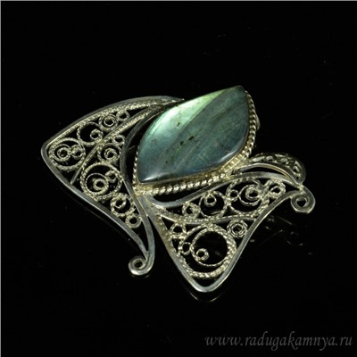 Брошь лабрадор "Рыбка" 52*60мм.