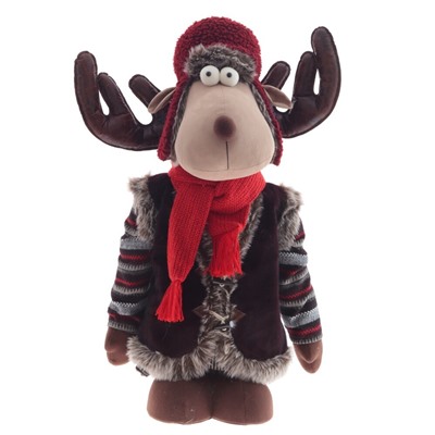 GAEM Игрушка набивная "Олень" (телескоп ноги), L93 W44 H191/109 см