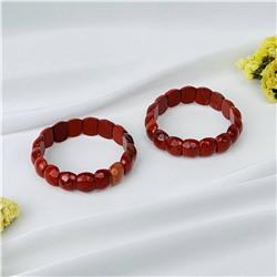 Радуга Самоцветов Браслет из кирпичной Яшмы