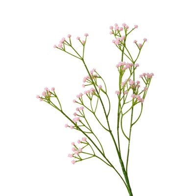 Цветы искусственные «Ветка гипсофилы», 1×53 см, розовые