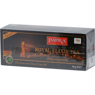 IMPRA. Royal Elixir. Рыцарь (бергамот и 1001 ночь) карт.пачка, 25 пак.