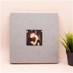 Фотоальбом с магнитными листами "Textile", light grey