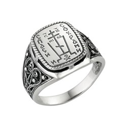 Кольцо выборочное чернение серебро 925*