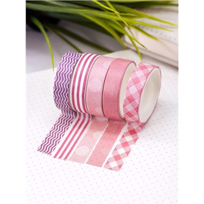 Набор клейкой ленты "Patterns", mix, шоу-бокс 12 шт.