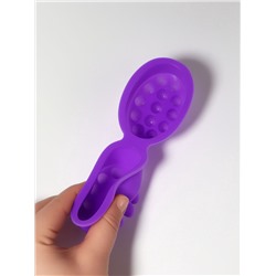 Форма для льда, для массажа головы, 2 шт., 8.3×6×3.7 см, силиконовая, сиреневая