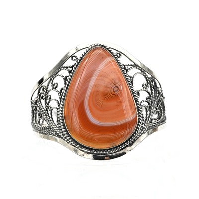 Браслет из сердолика, 18 см