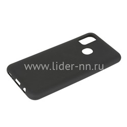 Задняя панель для Samsung Galaxy  M21S Силикон матовый (черная)