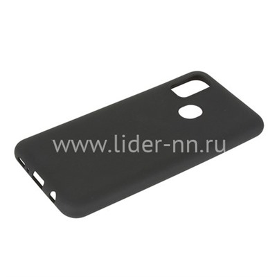 Задняя панель для Samsung Galaxy  M21S Силикон матовый (черная)