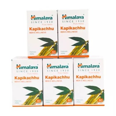 Набор Капикачху (5 х 60 таб, 250 мг), Kapikachhu Set 5, произв. Himalaya