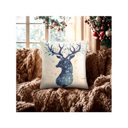 Наволочка декоративная новогодняя «Этель. Олень» 40×40 см