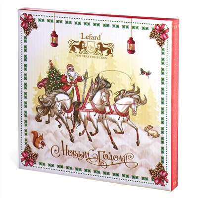 ТАРЕЛКА ЗАКУСОЧНАЯ LEFARD "ТРОЙКА" 20,5 СМ (КОР=18ШТ.)