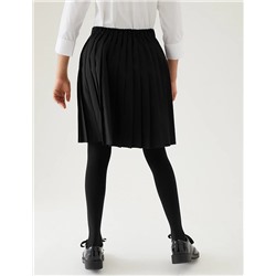 Girls' Easy Dressing Pull On School Skirt (2-16 Yrs)