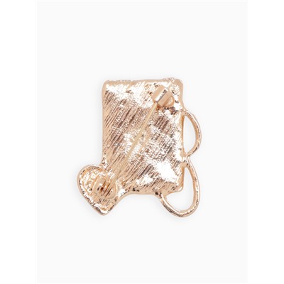 Брошь «Набор врача», цветная в золоте