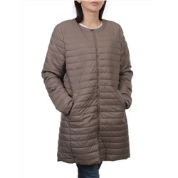 K-528 GRAY BEIGE Куртка демисезонная стеганая женская (70 гр. холлофайбер)