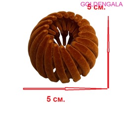 Краб для прически бархатный КР33 модель 5