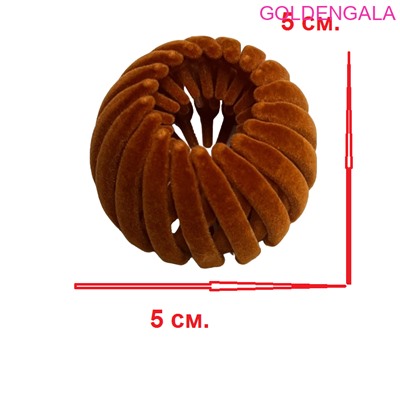 Краб для прически бархатный КР33 модель 5