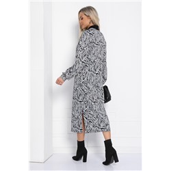 Платье Белые ночи (черно-белое) П12305-19