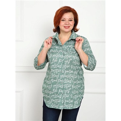 Рубашка Дактиль зелёный ИвК