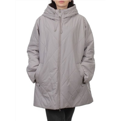 25051 GRAY BEIGE Куртка демисезонная женская (100 гр. холлофайбер)