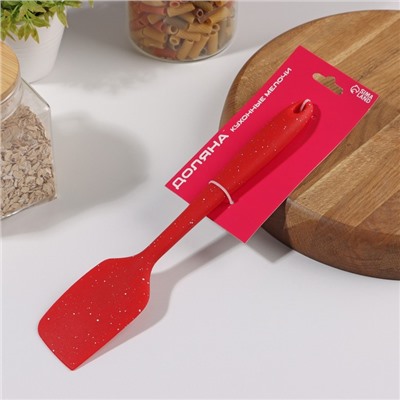 Лопатка Доляна «Гранат», 27×5 см, красная