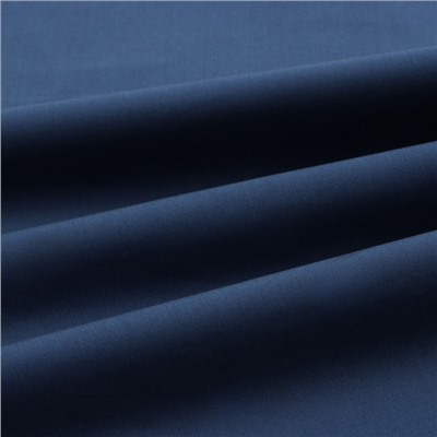 Простыня 1.5 спальная SL Home Percale 300ТС, 160×235 см, синяя, хлопок 100%