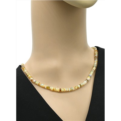 Украшение из Опала огранка рондель 3-5мм, 46см, 9,1г