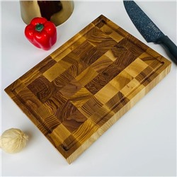 888-547 Доска разделочная торцевая на силик. ножках 31х23