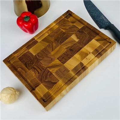 888-547 Доска разделочная торцевая на силик. ножках 31х23