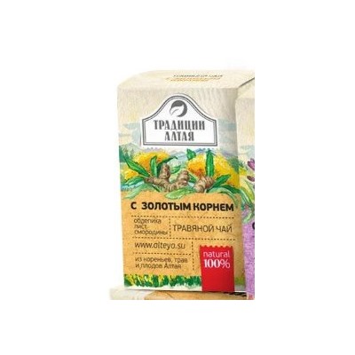 Чай травяной С золотым корнем, 50 г
