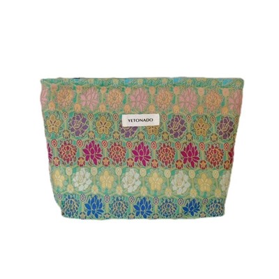 Capacious cosmetic bag, handheld storage bag, small clutch bag, travel bag, liner