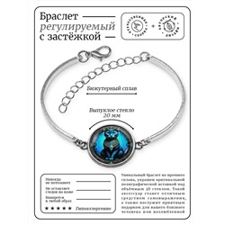 BSI-0055 Браслет металлический Кошка